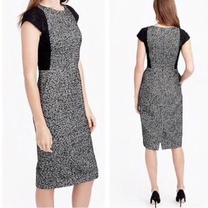 J.Crew Women’s Wool Tweed Sheath Dress Sz 14​​‎